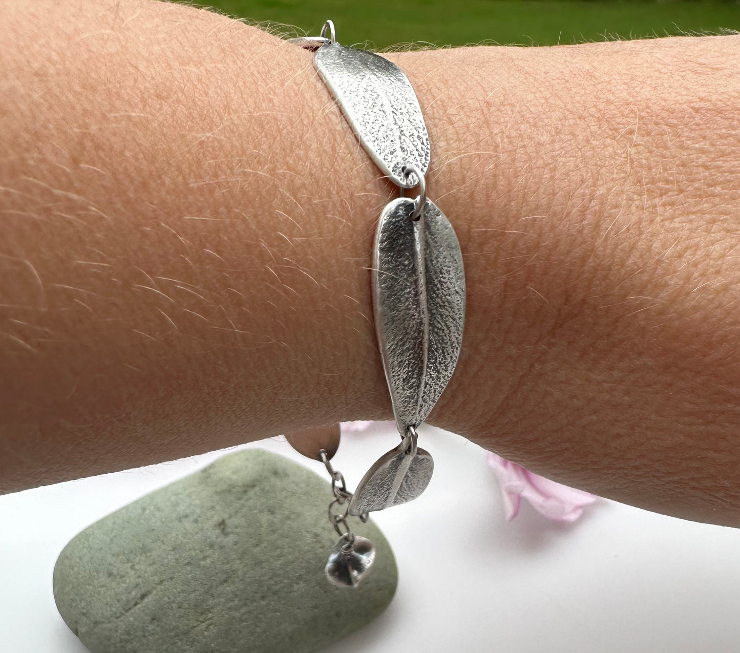 Medium Sage Leaf Bracelet