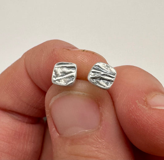 Shale Mini Square Studs